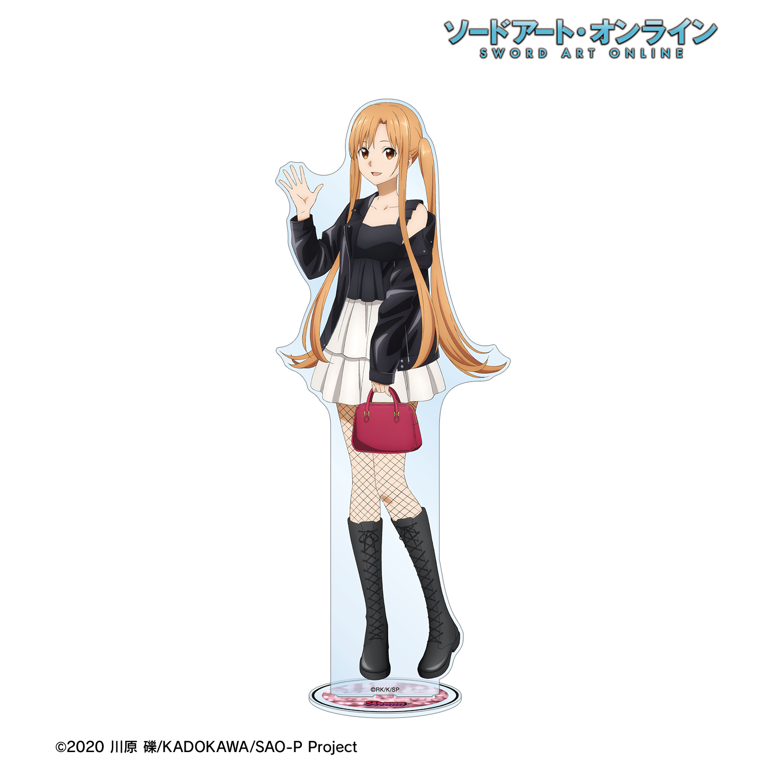 ソードアート・オンライン_描き下ろし アスナ ライダースジャケットver. 特大アクリルスタンド