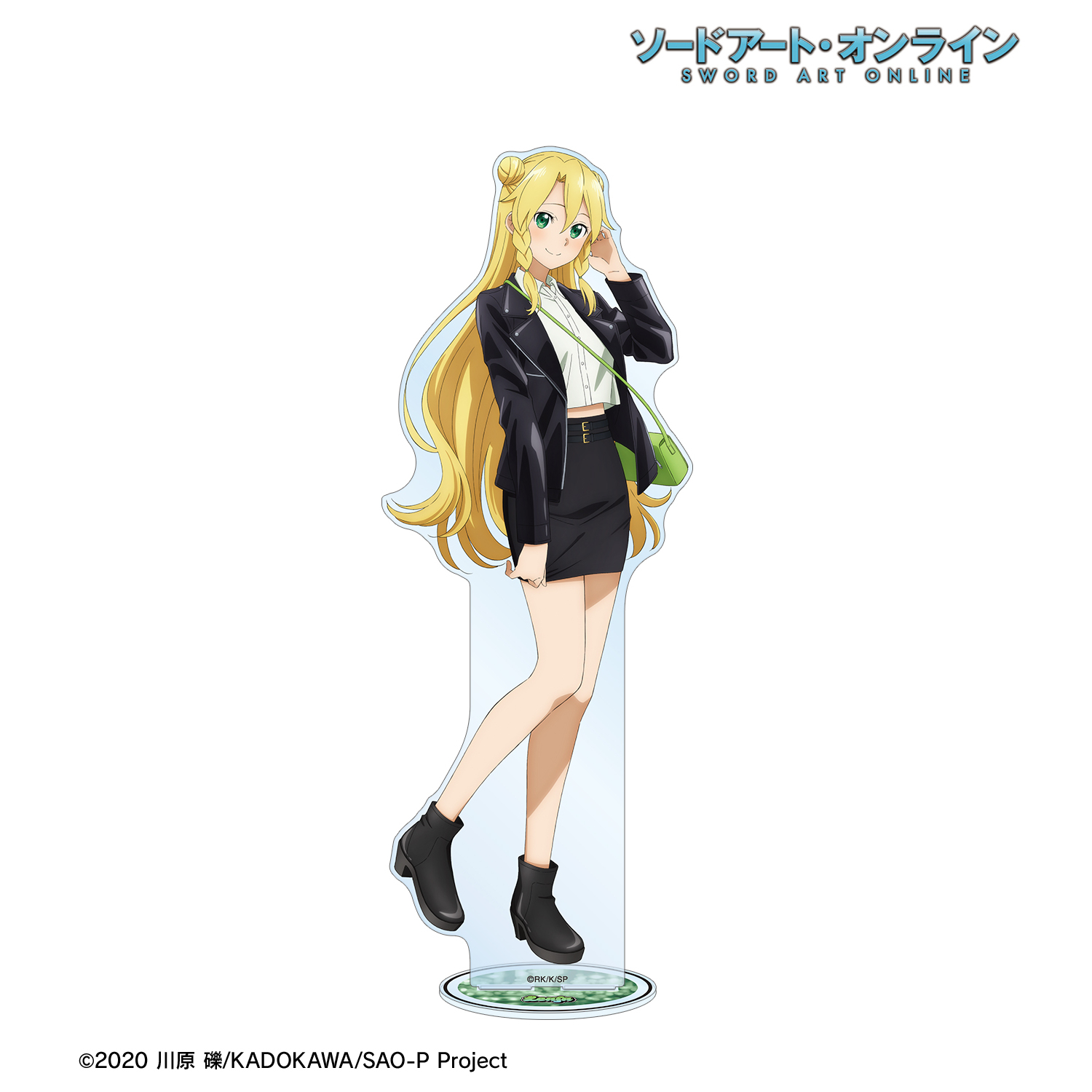 ソードアート・オンライン_描き下ろし リーファ ライダースジャケットver. 特大アクリルスタンド