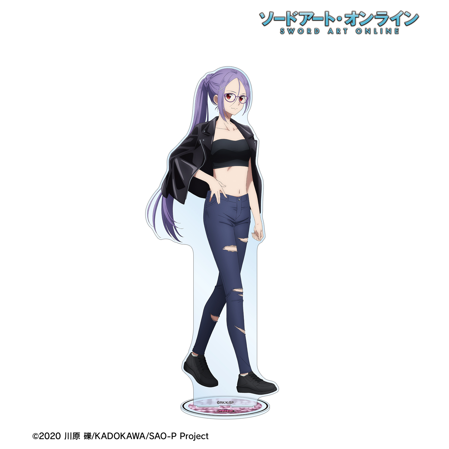 ソードアート・オンライン_描き下ろし ミト ライダースジャケットver. 特大アクリルスタンド