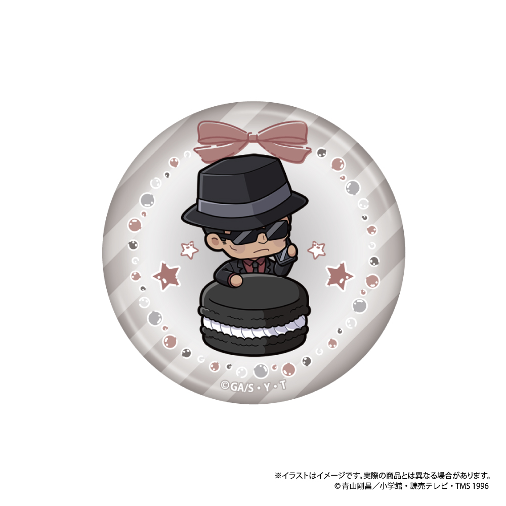 名探偵コナン_丸型缶バッジ ウォッカSD（マカロンvol.2）