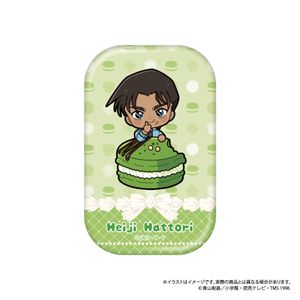 名探偵コナン_長方形型缶バッジ 服部平次SD（マカロンvol.2）