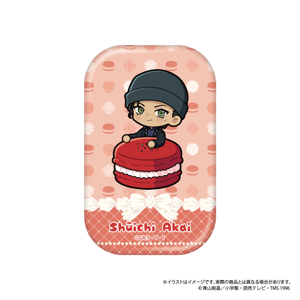 名探偵コナン_長方形型缶バッジ 赤井秀一SD（マカロンvol.2）