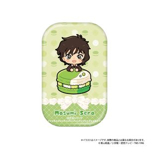名探偵コナン_長方形型缶バッジ 世良真純SD（マカロンvol.2）