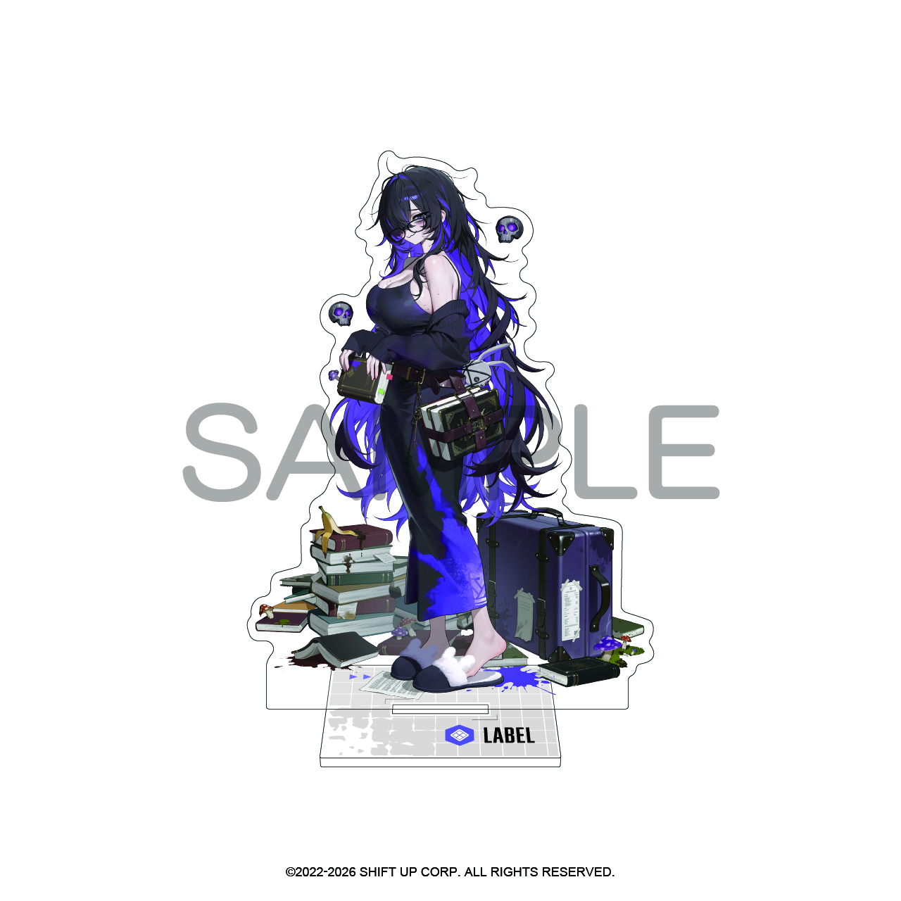 勝利の女神:NIKKE_アクリルスタンド レーベル