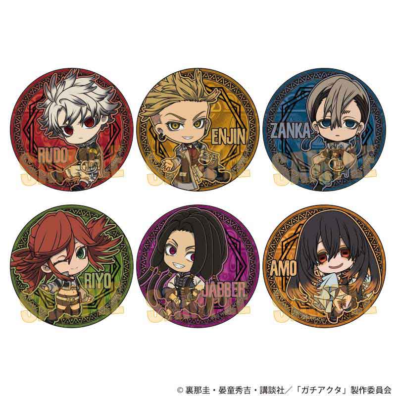 ガチアクタ_トレーディング缶バッジ ぷかっしゅ　【BOX／6個入り】【コンプリートBOX】