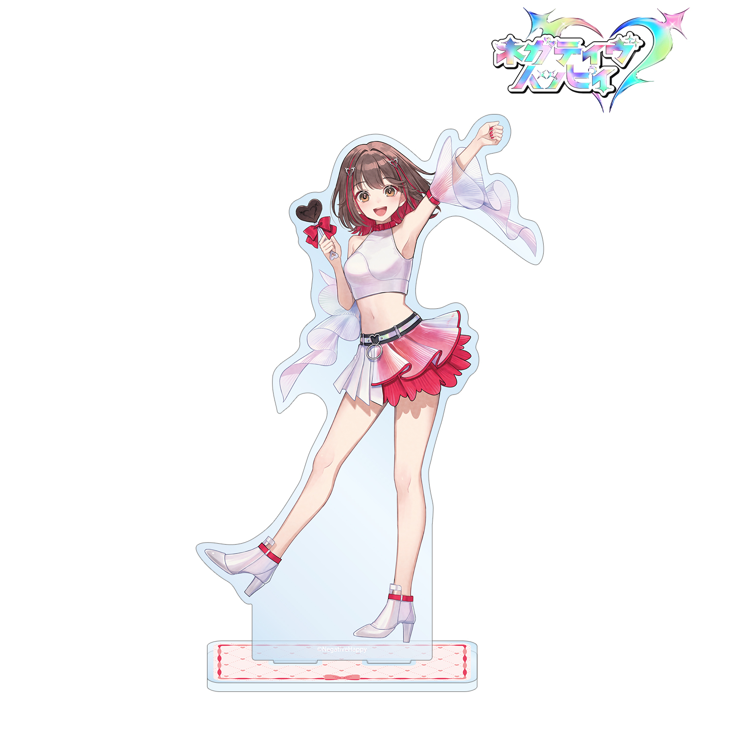 ネガティヴハッピィ_撮り下ろし ユウヒ バレンタインver. BIGアクリルスタンド
