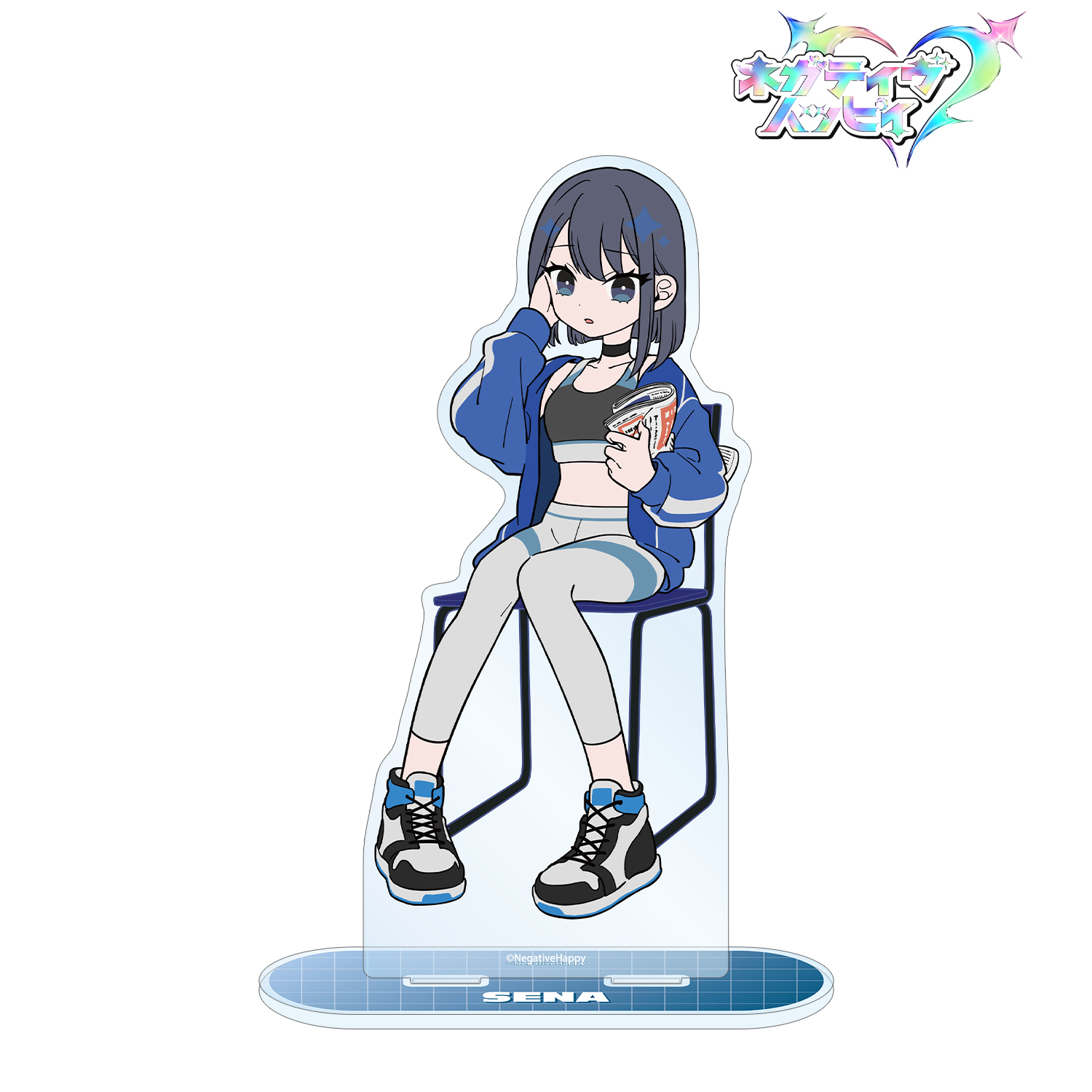 ネガティヴハッピィ_描き下ろし セナ ネガティヴver. BIGアクリルスタンド