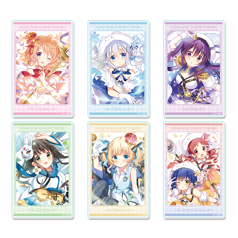ご注文はうさぎですか？BLOOM_トレーディングアクリルカード　【コンプリートBOX／6パック入り】