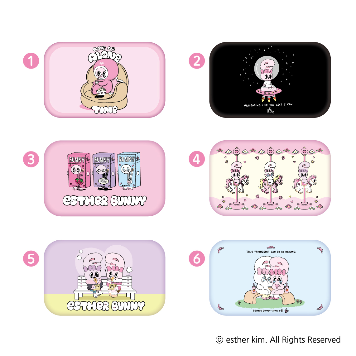 エスターバニー_ミニ缶ケースコレクション【BOX／6個入り】