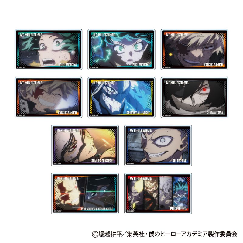 僕のヒーローアカデミア_トレーディングアクリルカード【BOX／10個入り
