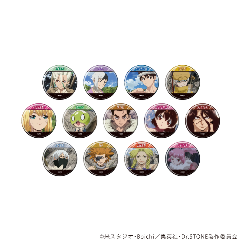 Dr.STONE_缶バッジ37/コンプリートセット(全13種)(場面写イラスト