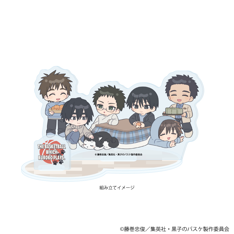 黒子のバスケ_アクリルスタンドプレート09/誠凛B テツヤ2号といっしょver.(ミニキャライラスト)