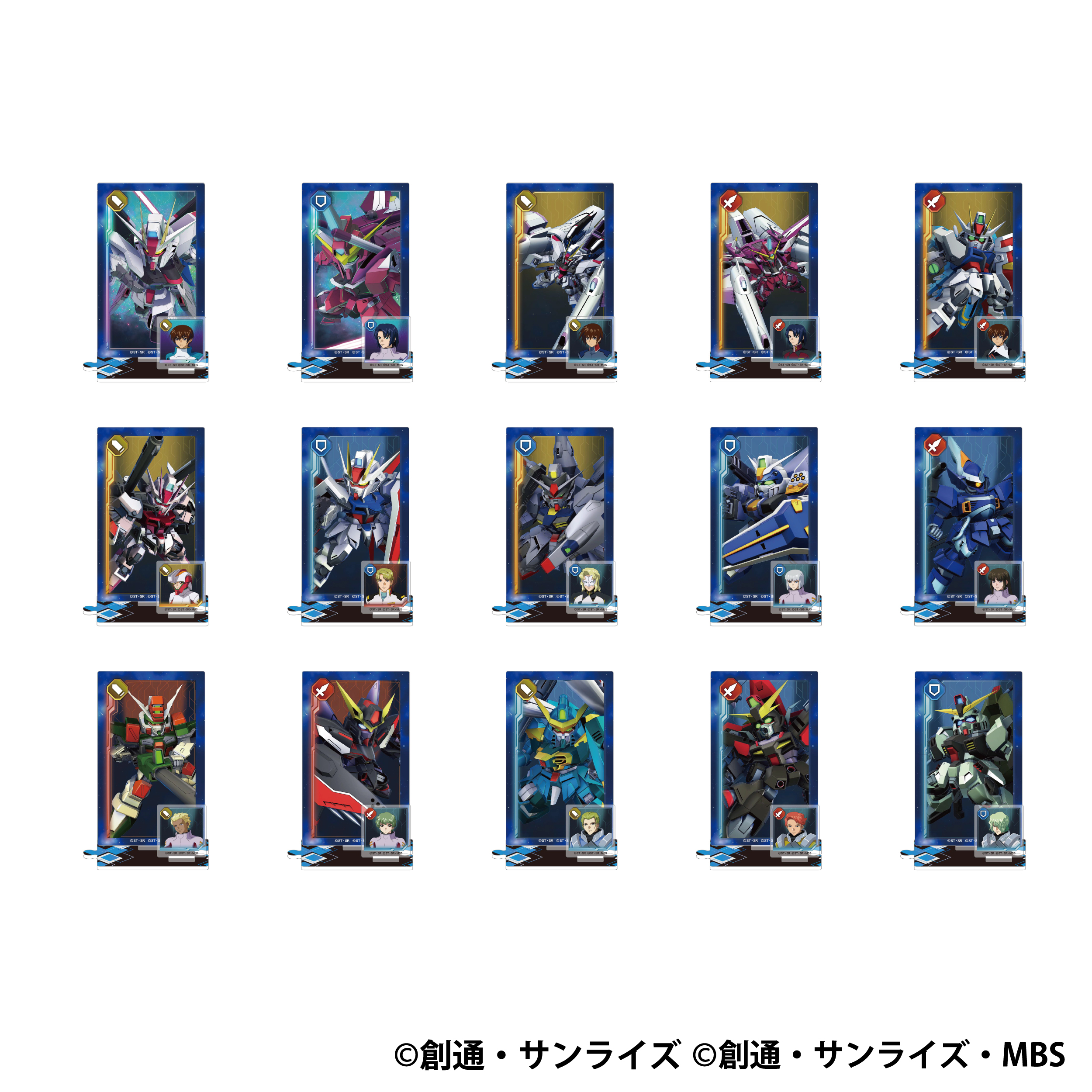 SDガンダム ジージェネレーション エターナル_部隊編成風アクリルスタンドコレクション／機動戦士ガンダムSEED　【BOX／15パック入り】