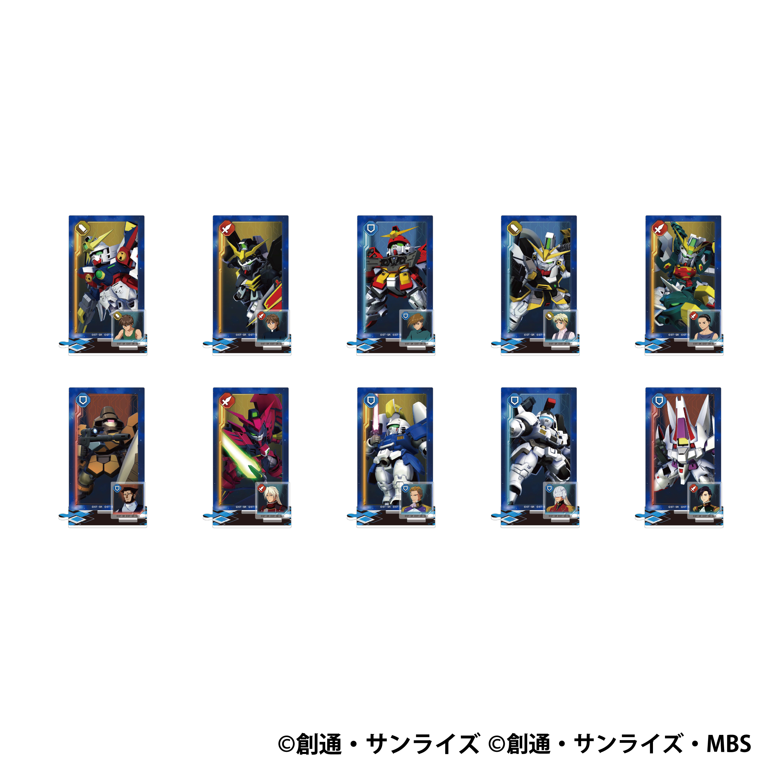 SDガンダム ジージェネレーション エターナル_部隊編成風アクリルスタンドコレクション／新機動戦記ガンダムW　【BOX／10パック入り】