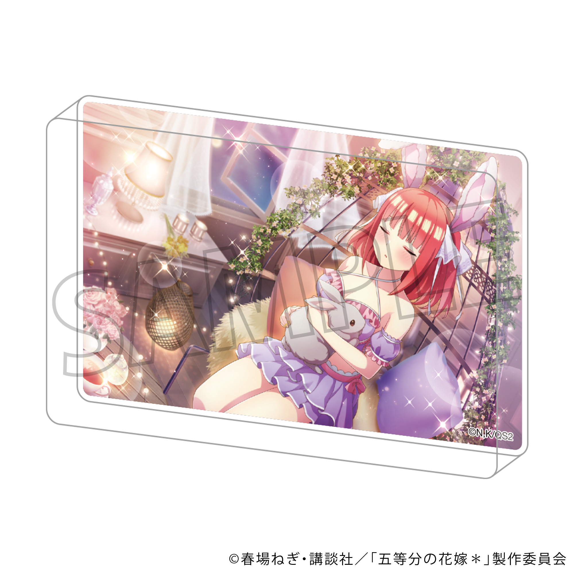 五等分の花嫁＊_アクリルブロック／（うさみみ）中野二乃