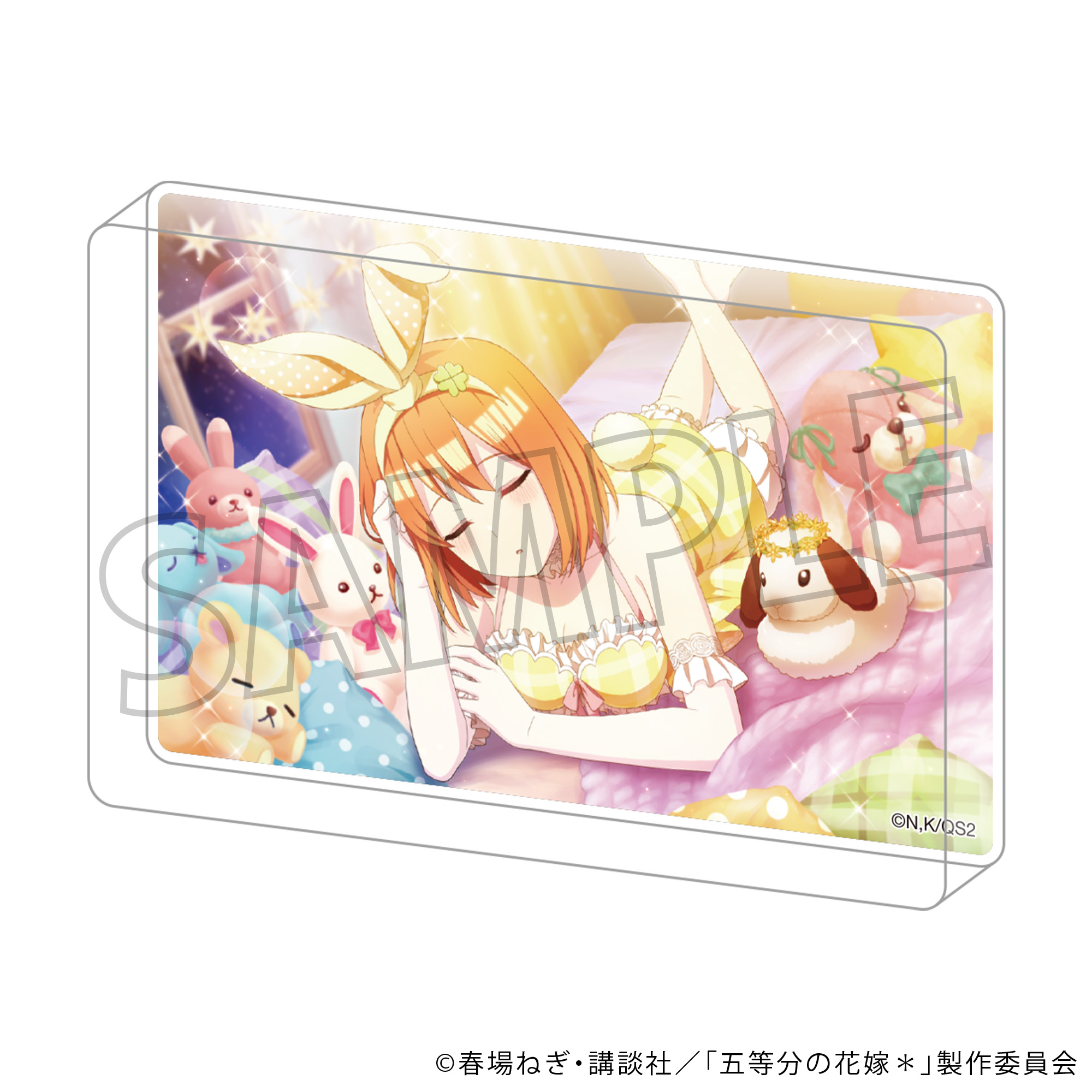 五等分の花嫁＊_アクリルブロック／（うさみみ）中野四葉