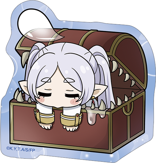 葬送のフリーレン_ステッカー／～ゆめをみるまほう～　フリーレン＆ミミック