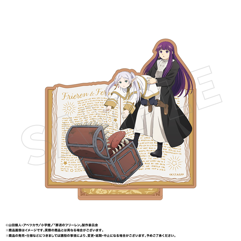 葬送のフリーレン_木製スタンド　F　フリーレン＆フェルン