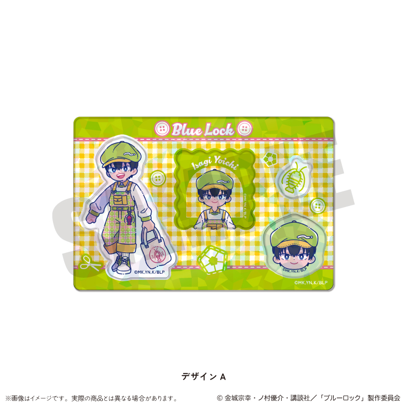 ブルーロック_ホログラムステッカーシート にゅ～とろ 第3弾 A 潔 世一