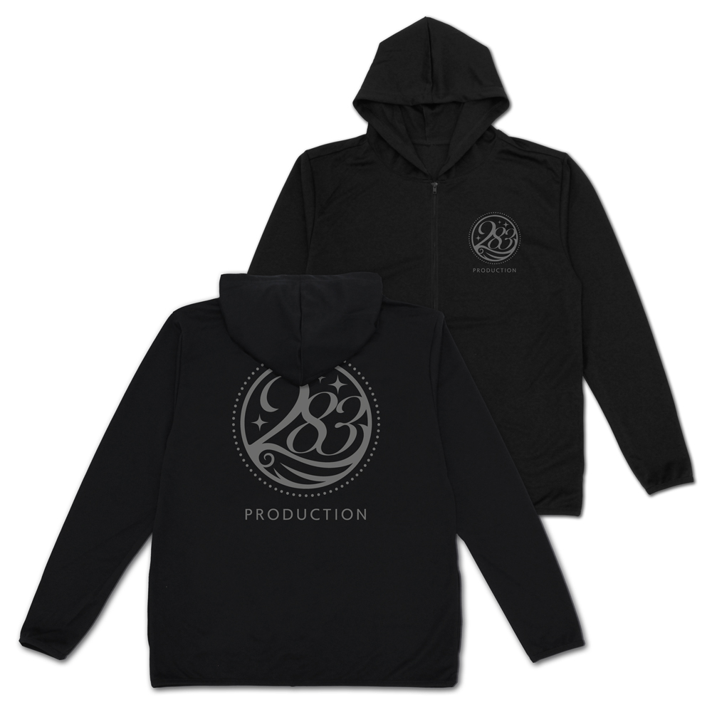 アイドルマスター シャイニーカラーズ_XXLサイズ_283プロダクション 薄手ドライパーカー/BLACK