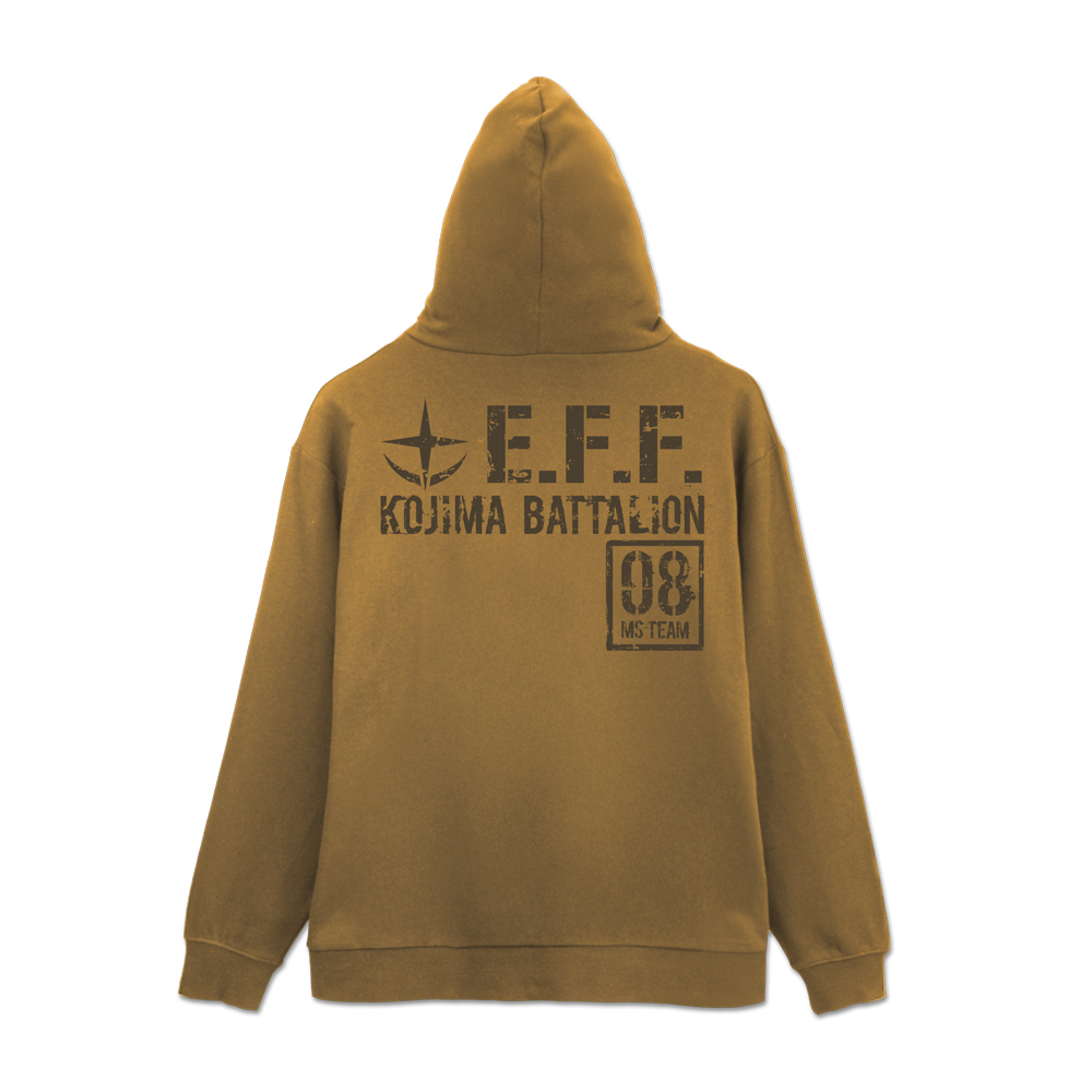 機動戦士ガンダム 第08MS小隊_XXLサイズ_第08MS小隊 ジップパーカー Ver2.0/COYOTE