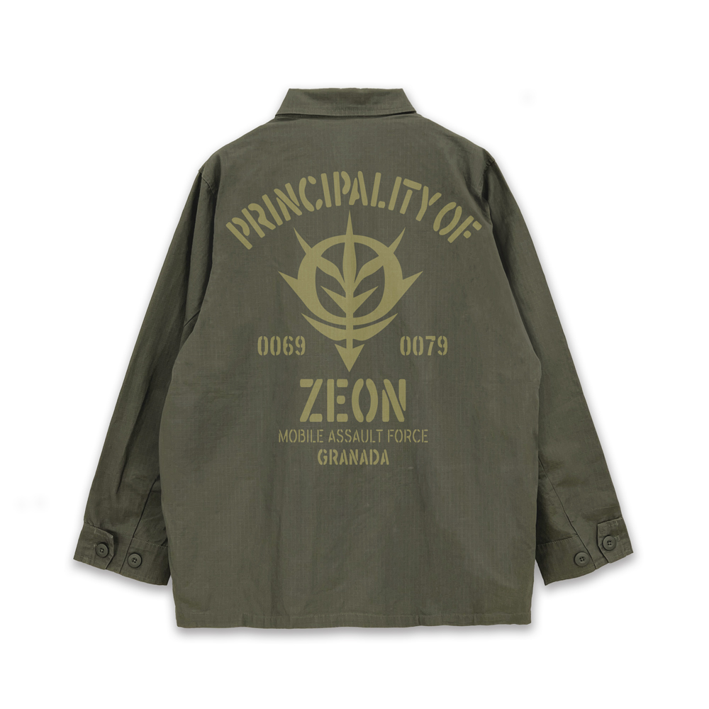 機動戦士ガンダム_Lサイズ_ジオン公国軍 ファティーグジャケット Ver2.0/MOSS