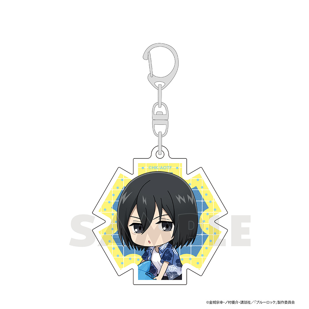 進撃の巨人_アクリルキーホルダー(ミカサ/バカンス)