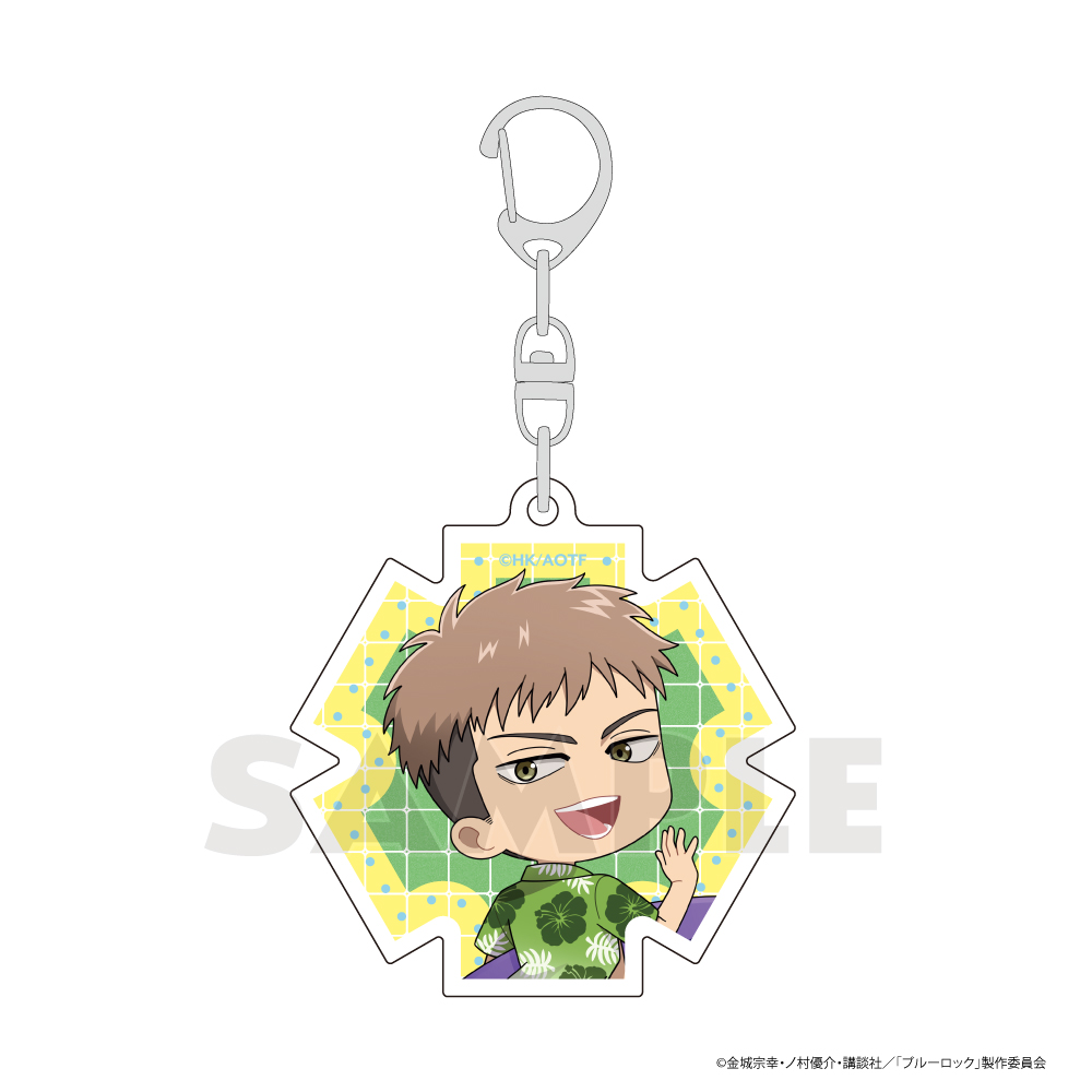 進撃の巨人_アクリルキーホルダー(ジャン/バカンス)