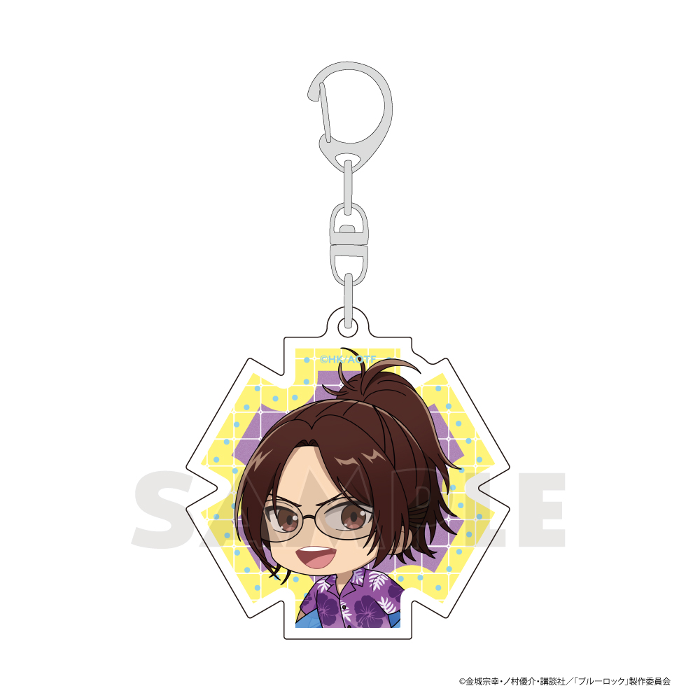 進撃の巨人_アクリルキーホルダー(ハンジ/バカンス)