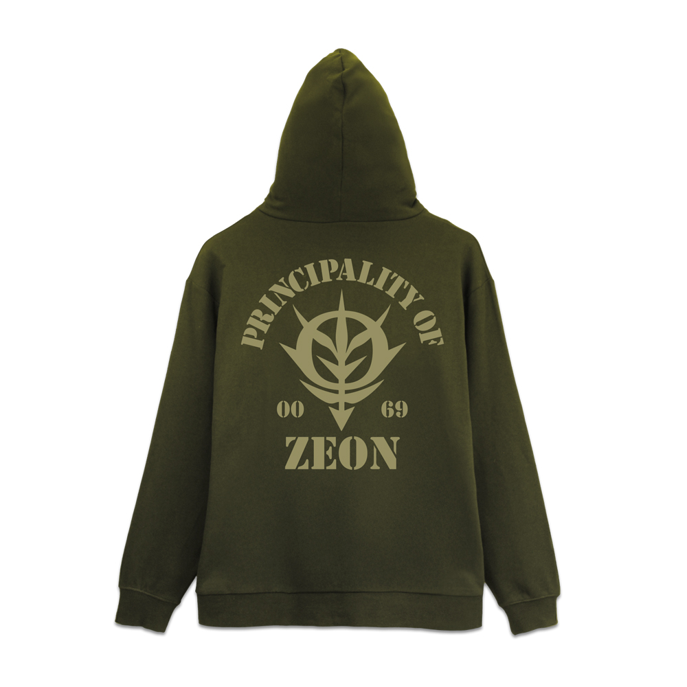 機動戦士ガンダム_Mサイズ_ジオン公国軍 ジップパーカー Ver3.0/MOSS