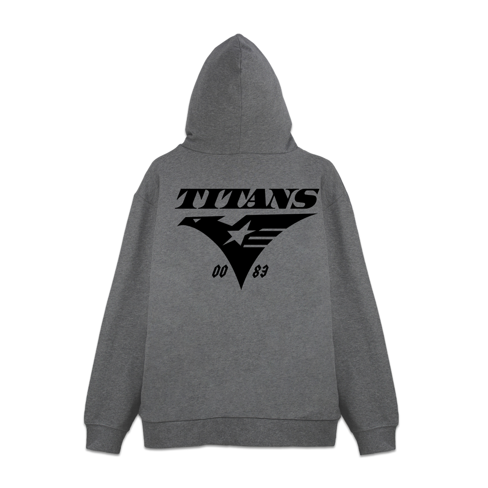 機動戦士Zガンダム_Mサイズ_ティターンズ ジップパーカー Ver2.0/MIX GRAY