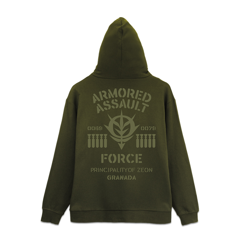 機動戦士ガンダム_XXLサイズ_ジオン公国 突撃機動軍ジップパーカー/MOSS