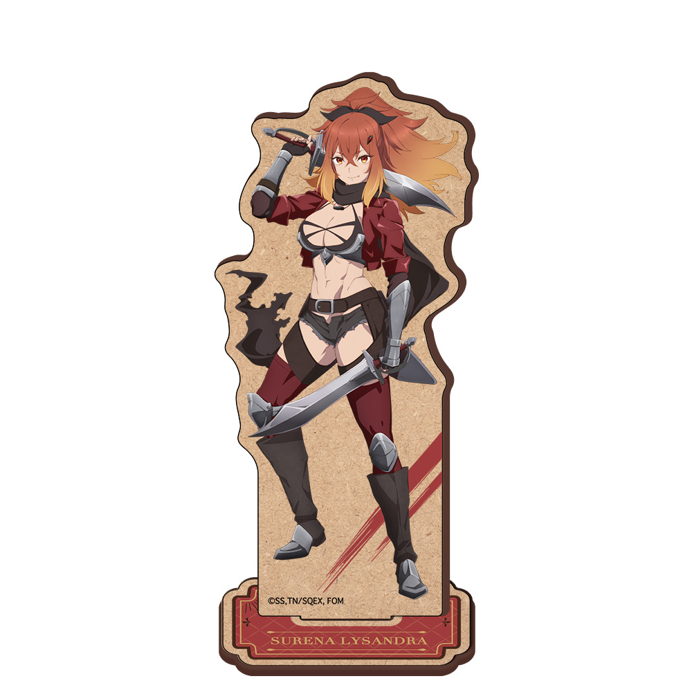 片田舎のおっさん、剣聖になる_木製キャラスタンド スレナ・リサンデラ