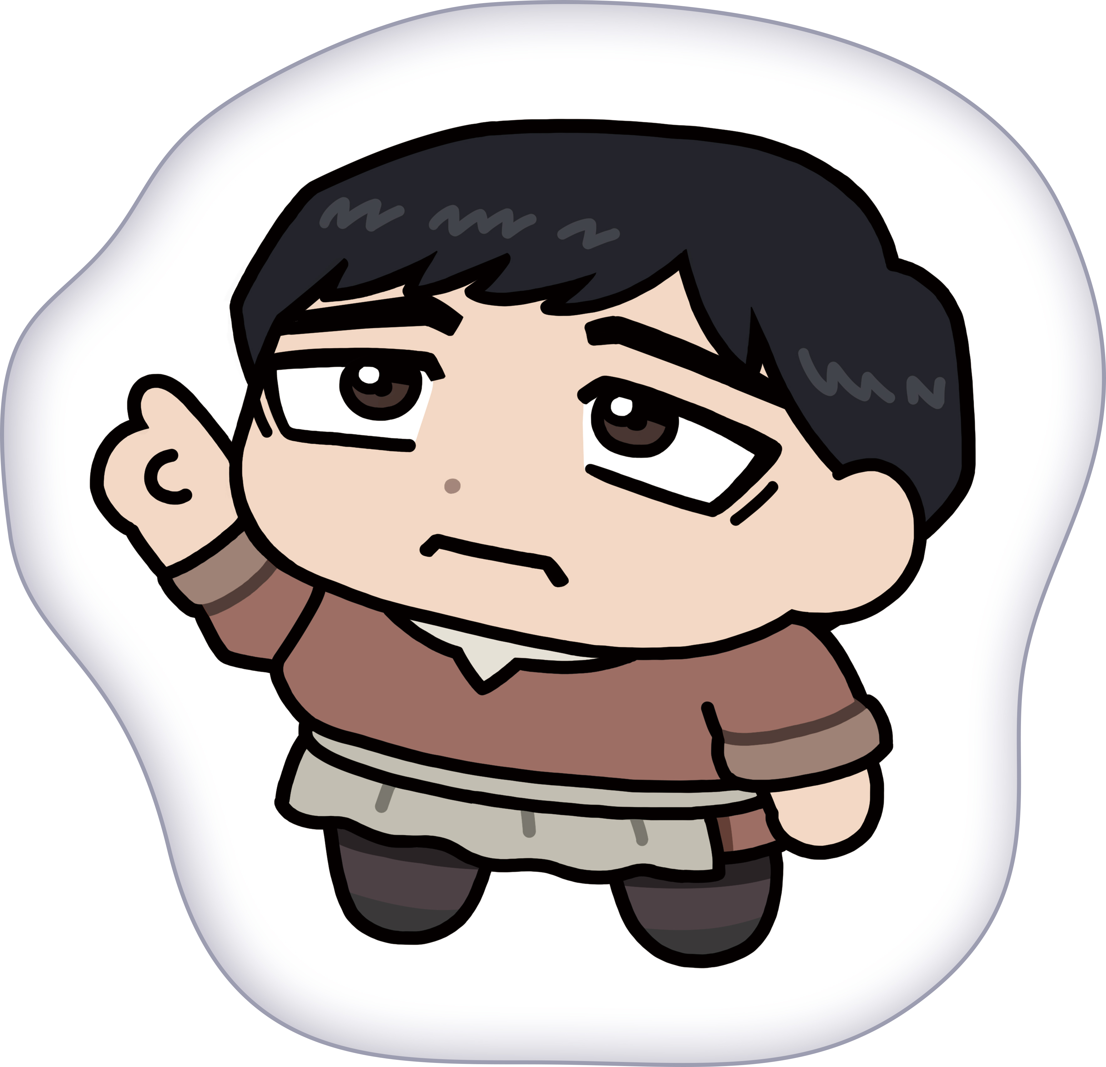 チ。?地球の運動について?_【描き起こし】ダイカットクッション　アルベルト