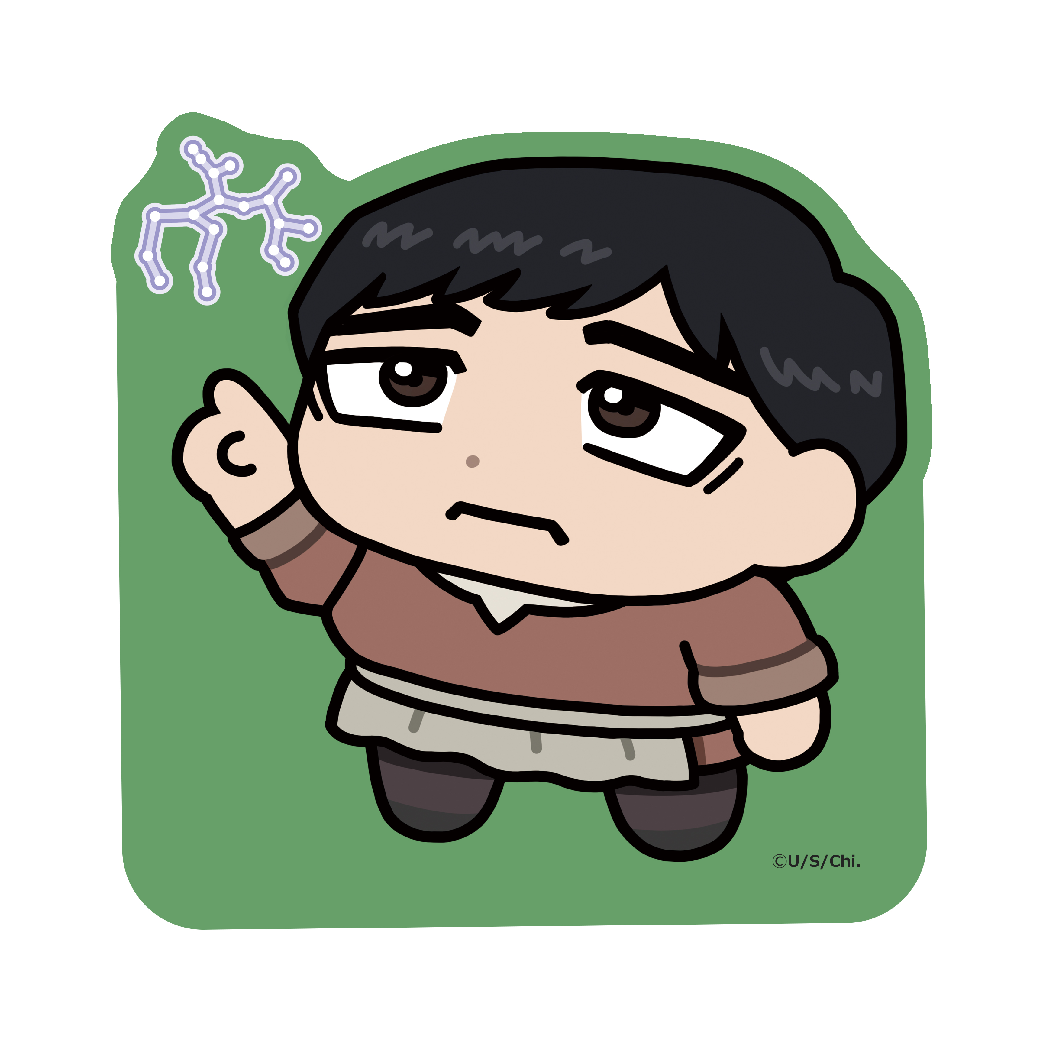 チ。?地球の運動について?_【描き起こし】ダイカットマウスパッド　アルベルト