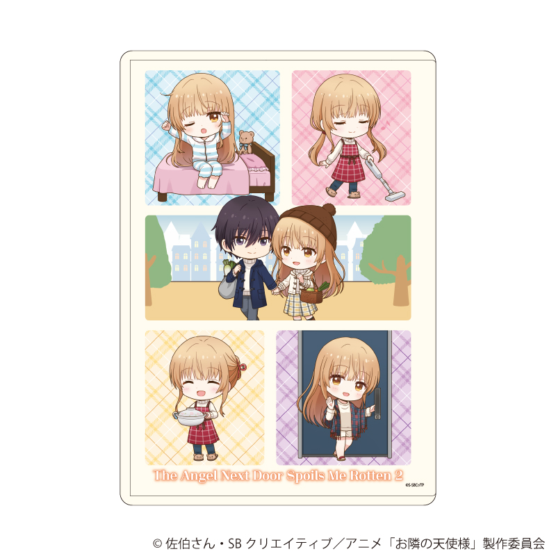 お隣の天使様にいつの間にか駄目人間にされていた件2_キャラクリアケース11/冬の1日ver. 集合デザイン(ミニキャライラスト)