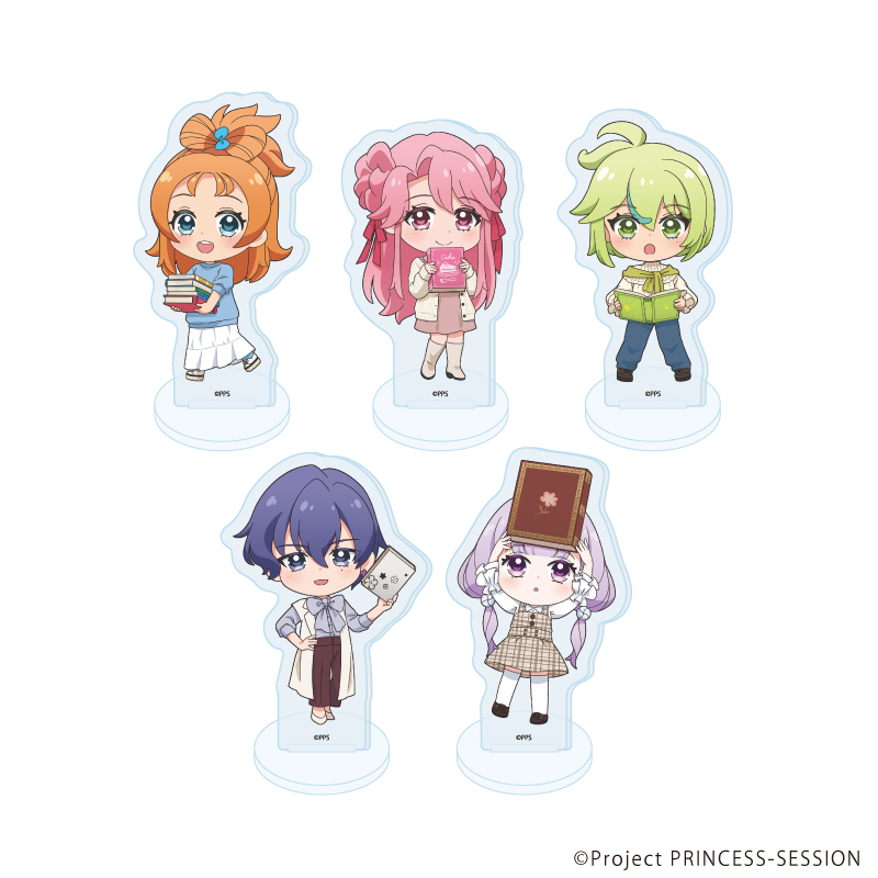 プリンセッション・オーケストラ_アクリルぷちスタンド04/コンプリートセット(全5種) 本ver(ミニキャライラスト)【コンプリートセット/5個入り】