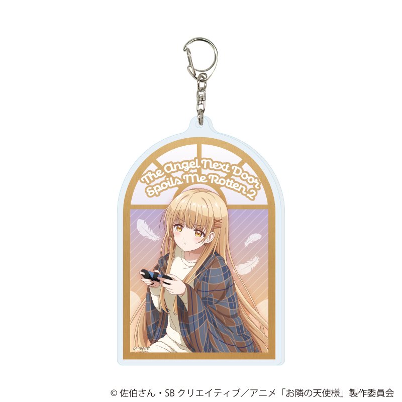 お隣の天使様にいつの間にか駄目人間にされていた件2_デカアクリルキーホルダー07/椎名真昼 夜ver.(描き下ろしイラスト)