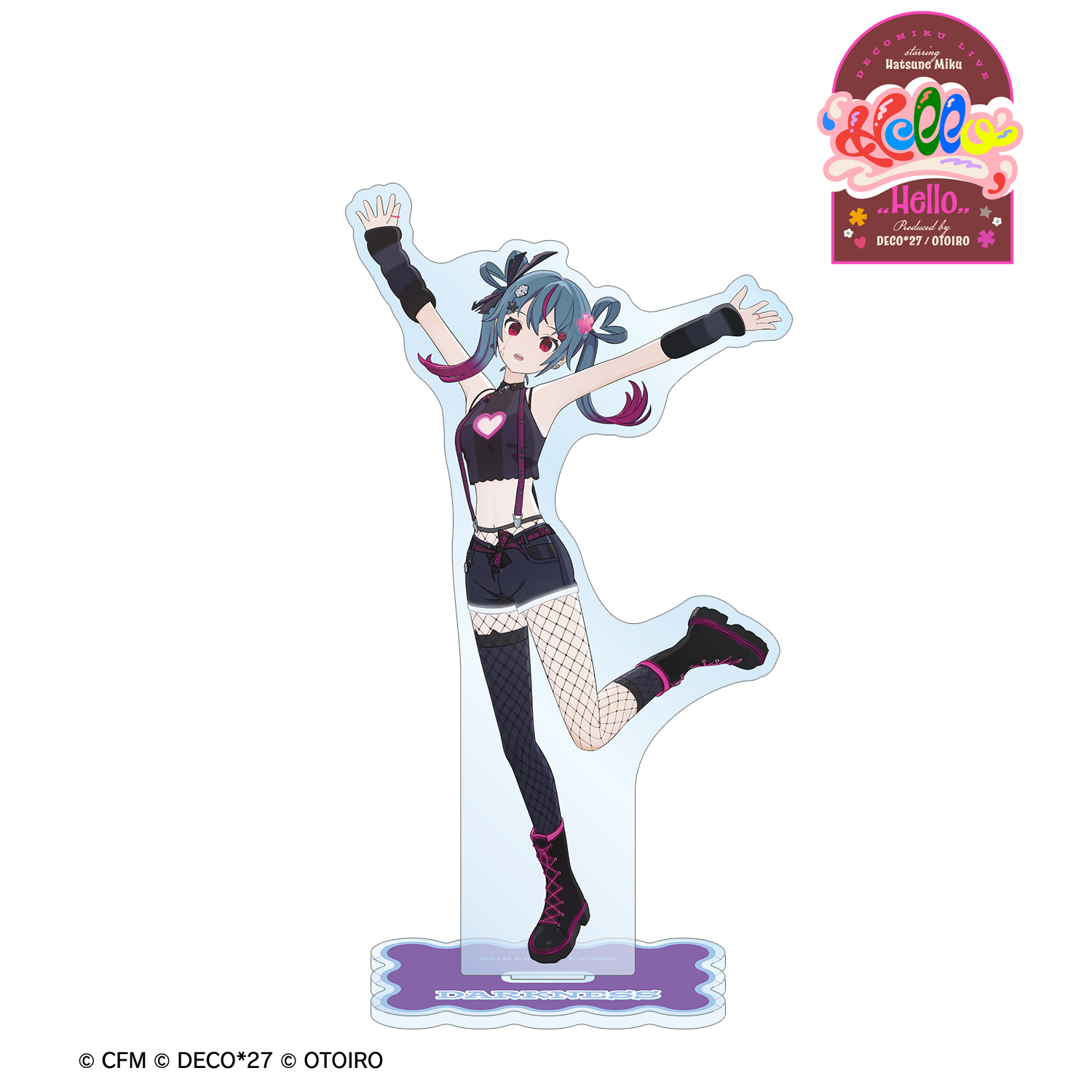 デコミクLIVE starring 初音ミク『Hello』Produced by DECO*27 / OTOIRO_デコミク (ダークネス) BIGアクリルスタンド