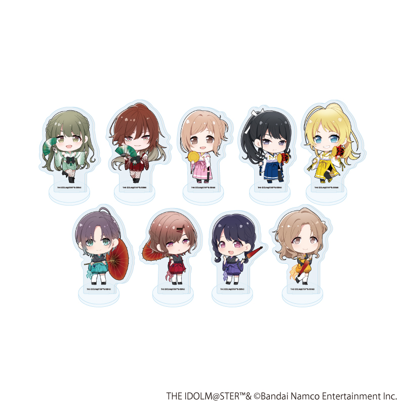アイドルマスター シャイニーカラーズ_アクリルぷちスタンド04/舞姫彩華ver. コンプリートセット(全9種)(ミニキャライラスト)【コンプリートセット/9個入り】