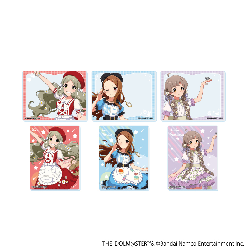 アイドルマスター ミリオンライブ！_アクリルカード13/コンプリートセット(全6種)(描き下ろしイラスト)【コンプリートセット/6個入り】
