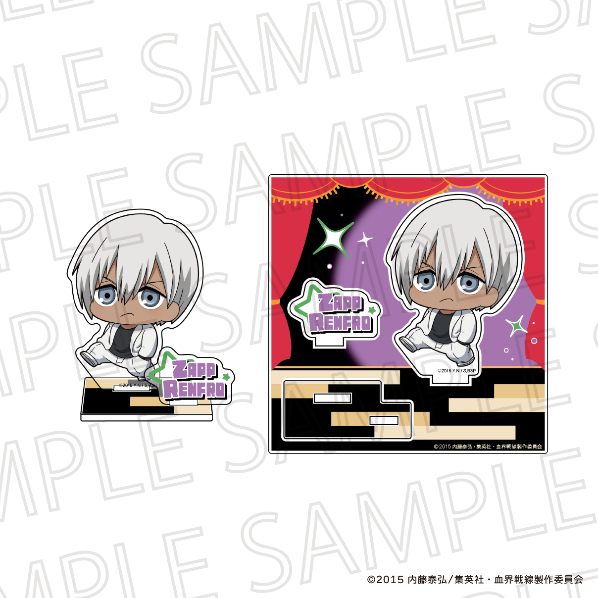 血界戦線_ぷちてく　アクリルスタンド　ザップ・レンフロ