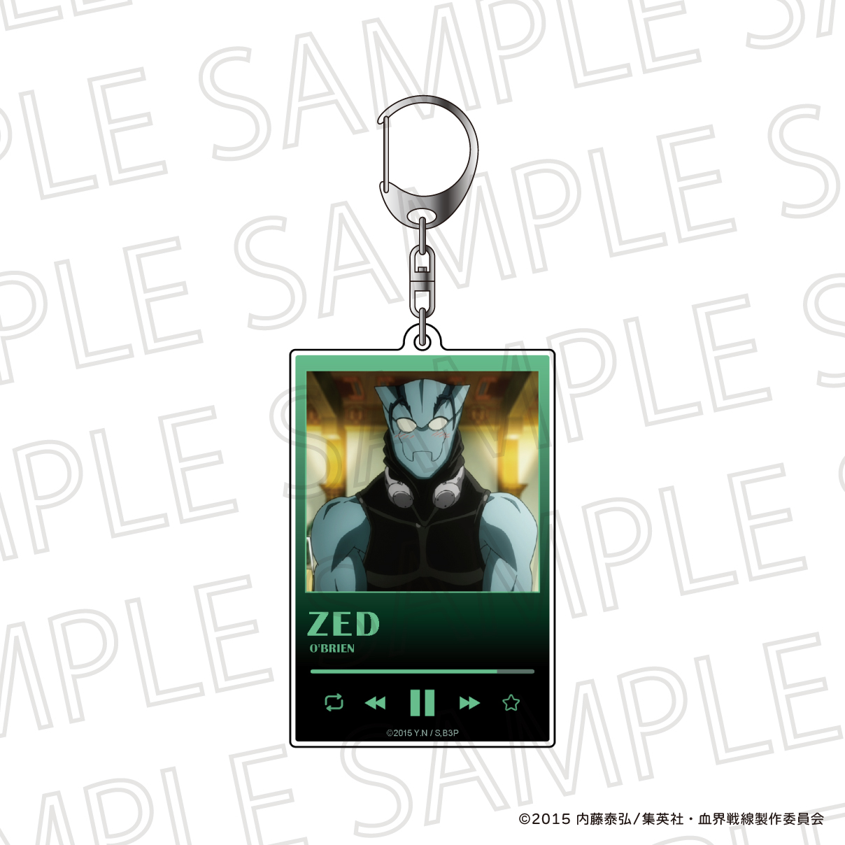 血界戦線_プレイヤー風キーホルダー ツェッド・オブライエン