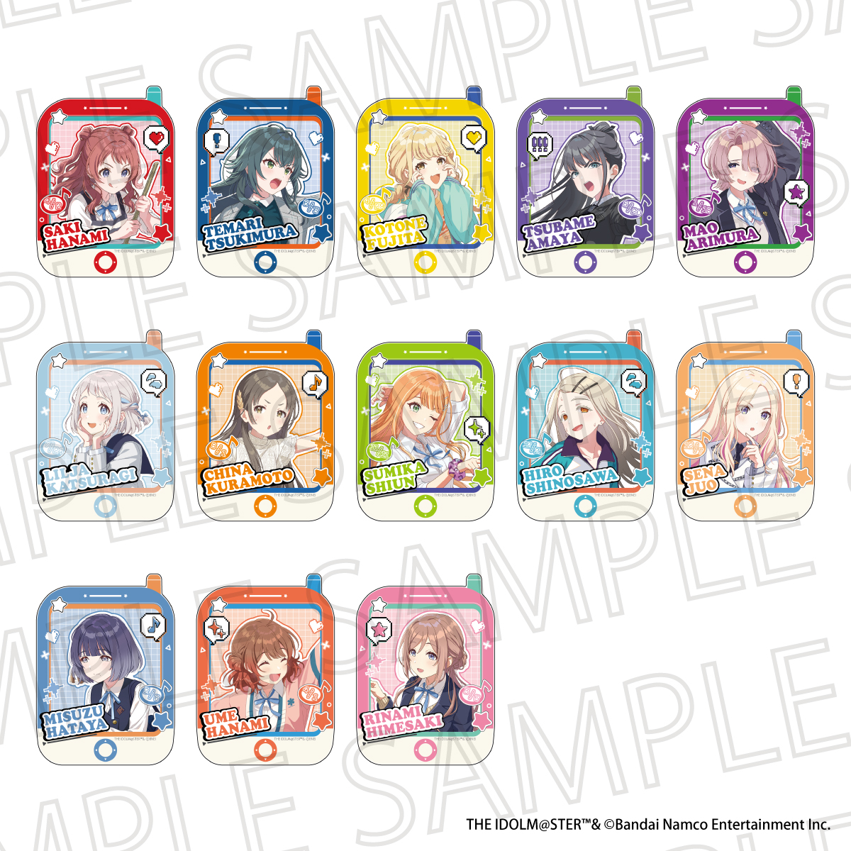 学園アイドルマスター_ダイカットアクリルカードコレクション　【コンプリートBOX／13パック入り】