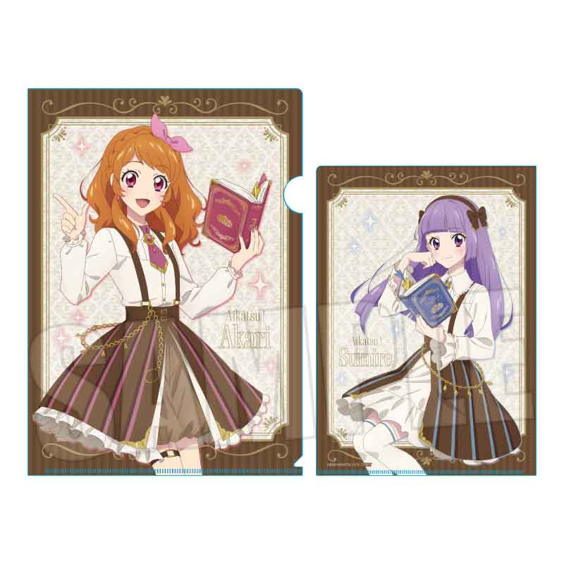 アイカツ! 10th STORY ~未来へのSTARWAY~_クリアファイル 大空 あかり&氷上 スミレ アンティークver.
