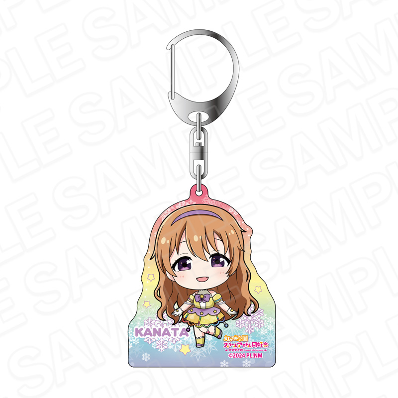 ラブライブ!虹ヶ咲学園スクールアイドル同好会_ホログラムキーホルダー 近江彼方 イルミネーション デフォルメ ver.