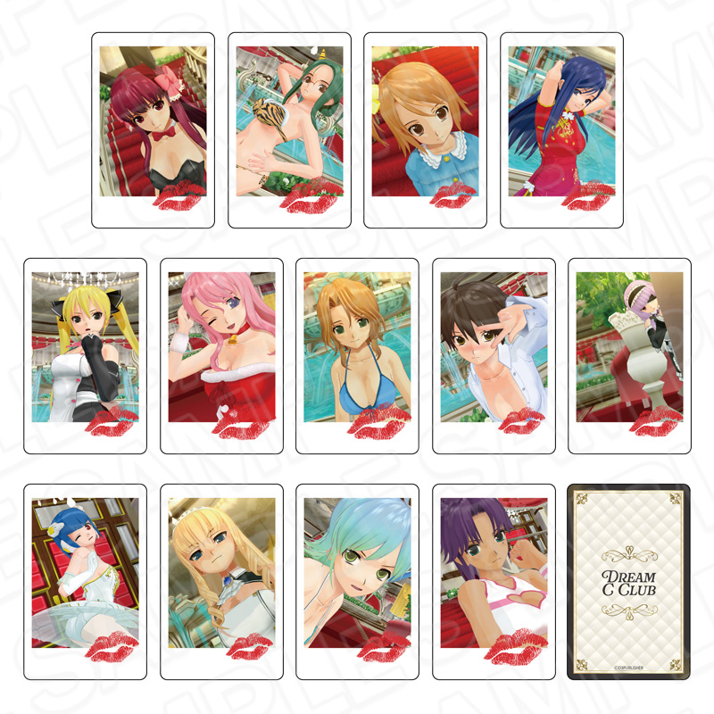 ドリームクラブシリーズ_キスマーク付きチェキ風カード(ランダム)