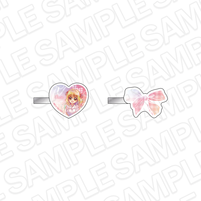 マーメイドメロディー ぴちぴちピッチ_アクリルヘアクリップセット PALE TONE series 七海 るちあ 和装メイド ver.