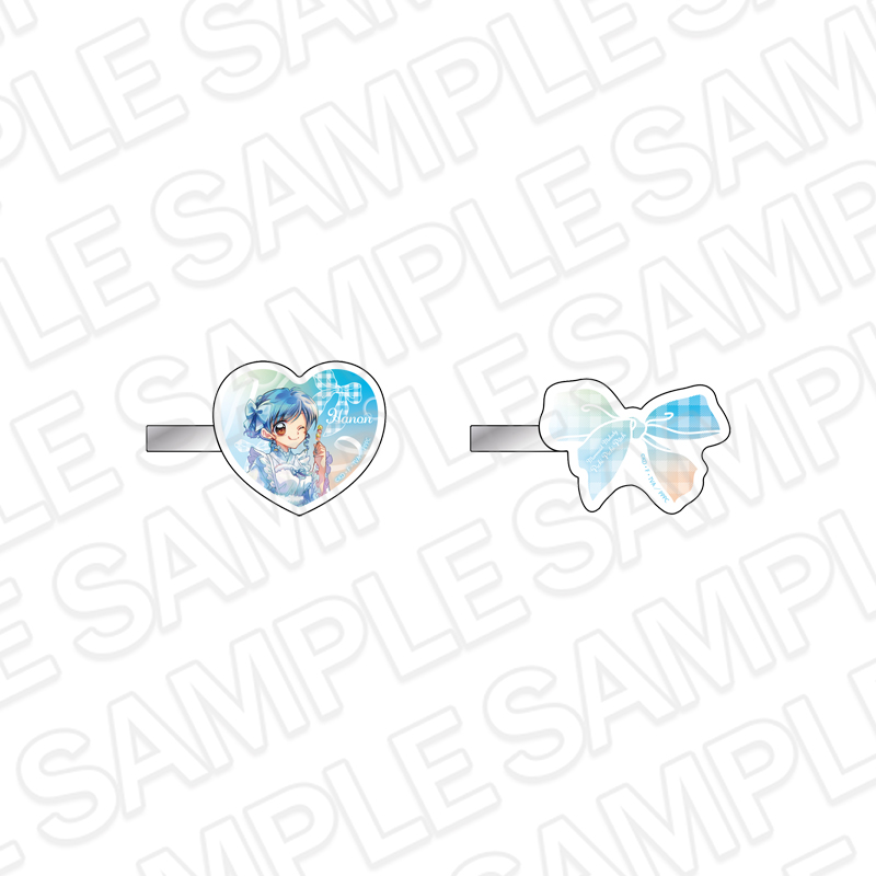 マーメイドメロディー ぴちぴちピッチ_アクリルヘアクリップセット PALE TONE series 宝生 波音 和装メイド ver.