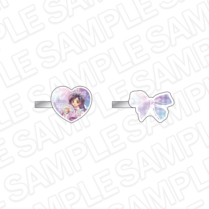 マーメイドメロディー ぴちぴちピッチ_アクリルヘアクリップセット PALE TONE series かれん 和装メイド ver.